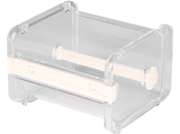 Dispensador de adesivo de mesa reforçado Sungooyue, suporte de adesivo de plástico transparente, 10 unidades, 3 x 9, 1 x 7