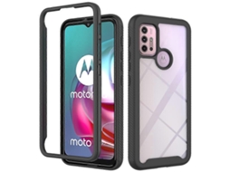 Capa Protetora Resistente A Impactos Em Pc + Tpu Para Motorola Moto G30, Série Starry Sky Solid Color.