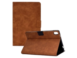 Capa De Couro Pu Para Ipad De 11" 2025, Marrom