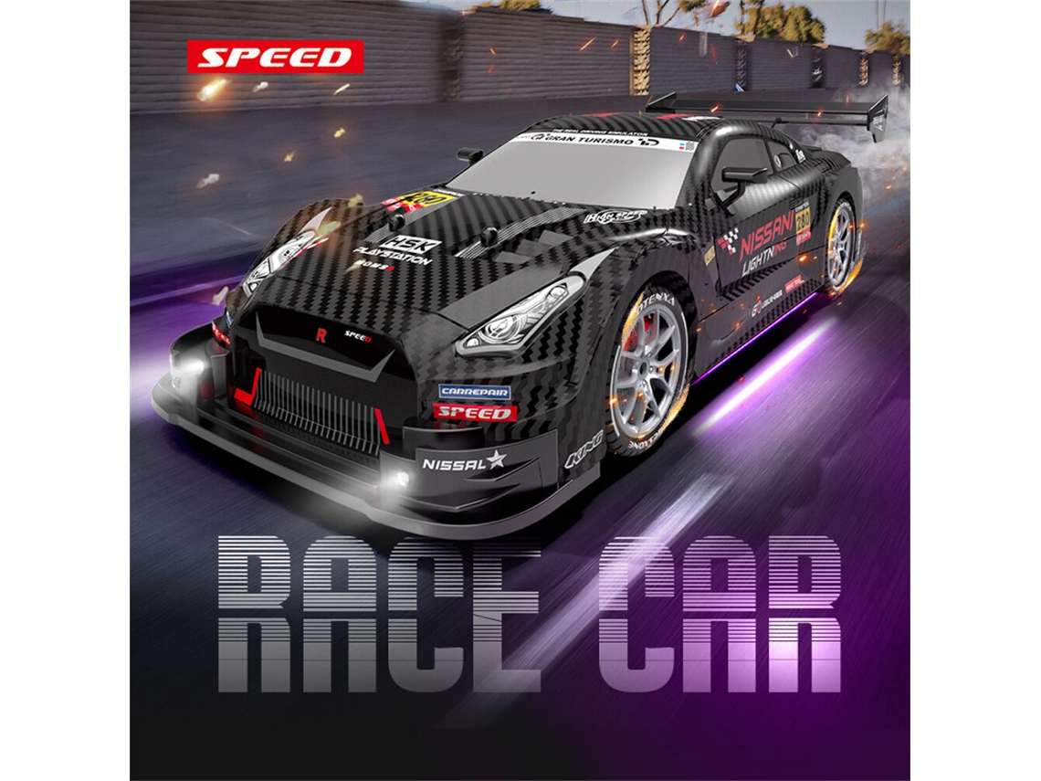 Verdexjrc Xj 1996 Rtr 1/16 2.4g 4wd Drift Rc Mini Luz Led Controle Alta Velocidade On road Presente Meninos MDUG