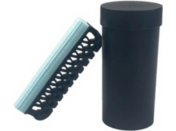 Escova SFUSHOS de silicone com cabo para aparador de barba, limpeza e manutenção