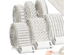 Fita Adesiva De Strass, 6 Rolos, De Fita Adesiva Com Strass Decoração De Casamento