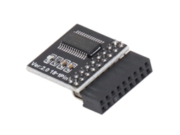 Módulo De Segurança Tpm2.0 18pin Para Placa-mãe Asrock - Cartão Lpc Para Atualização E Teste Do Windows 11 (preto)