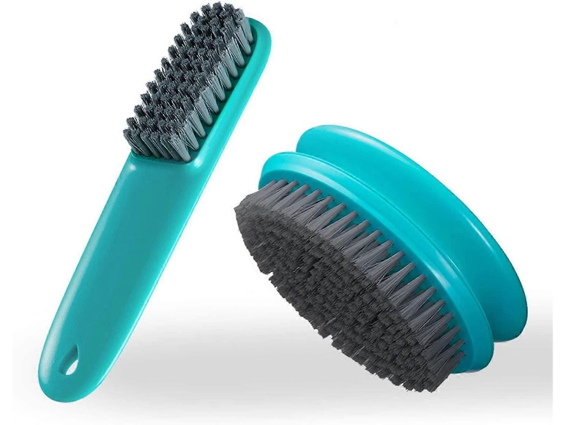 Pacote Com 2 Escovas De Lavar Roupa (azul E Verde)