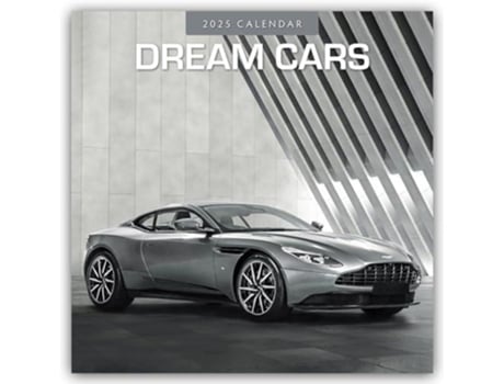 Livro Dream Cars 2025 Square Wall Calendar de Red Robin (Inglês)