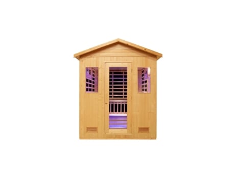 Sauna GLOBAL RELAX Dharani Outdoor (Madeira - 175x150x230 cm)