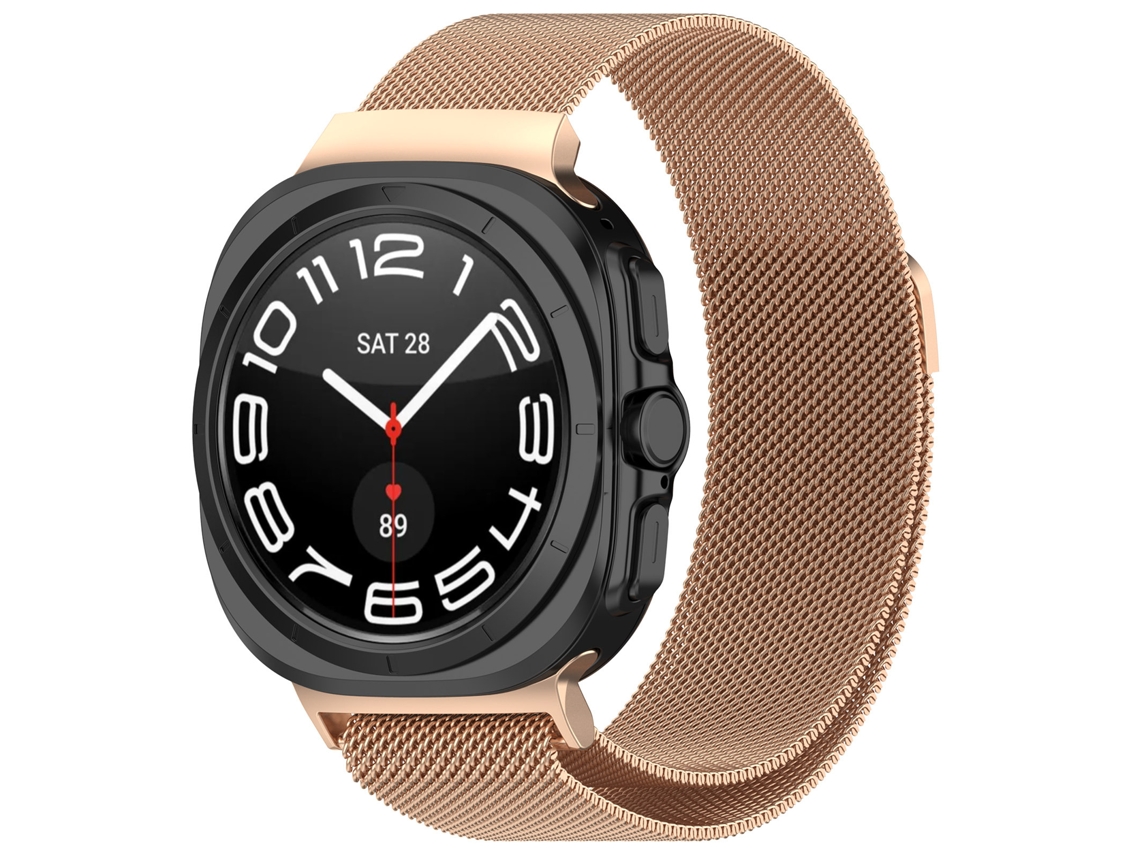 Pulseira para Samsung Galaxy Watch Ultra2 47mm Ouro Rosa