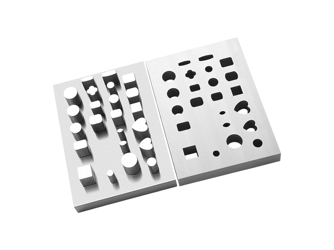 Ferramenta De Perfuração Compacta Em Formato De Joia, Com Múltiplos Designs Redondos, Quadrados E Em Forma
