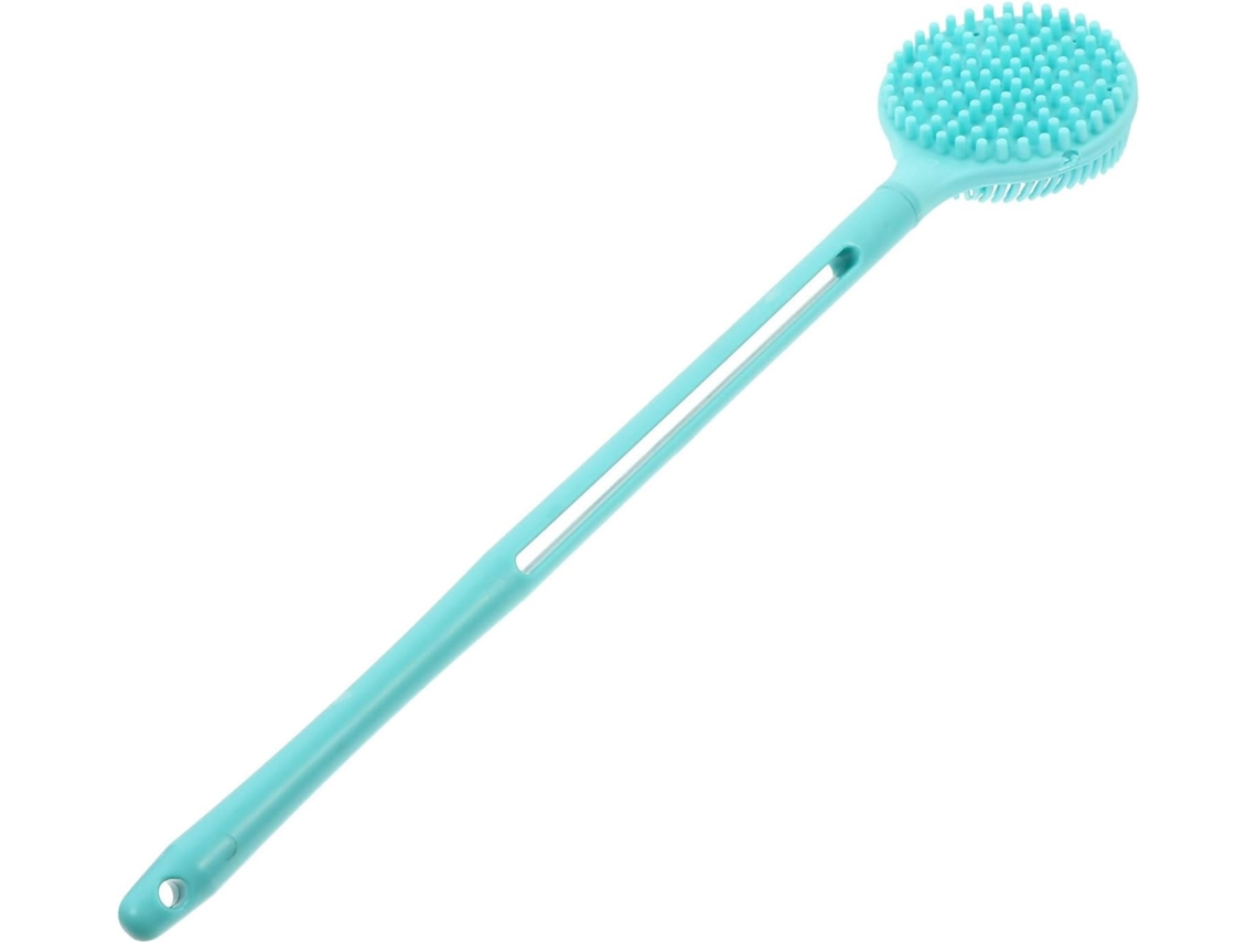 Escova De Banho Silicone Dupla Face Sewroro Para Esfoliação E Massagem Com Cabo Longo, Para Homens E Mulheres