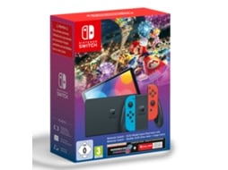 Consola Nintendo Switch OLED + Jogo Mario Kart Deluxe 8 (Formato Digital) + 3 Meses de NSW Online (Formato Digital)