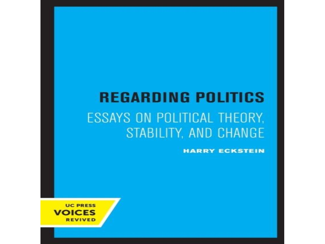 Livro Regarding Politics de Harry Eckstein (Inglês)