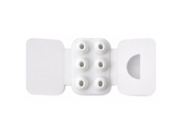 Set De 3 Pares De Pontas Zruxe Para Airpods Pro/pro 2 Em Silicone Branco (3 Tamanhos, Conforto E Estabilidade)