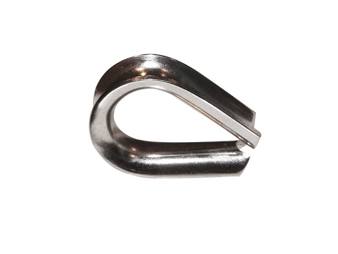 Dedal de Aço Inoxidável Prateado 2 Mmoem Marine