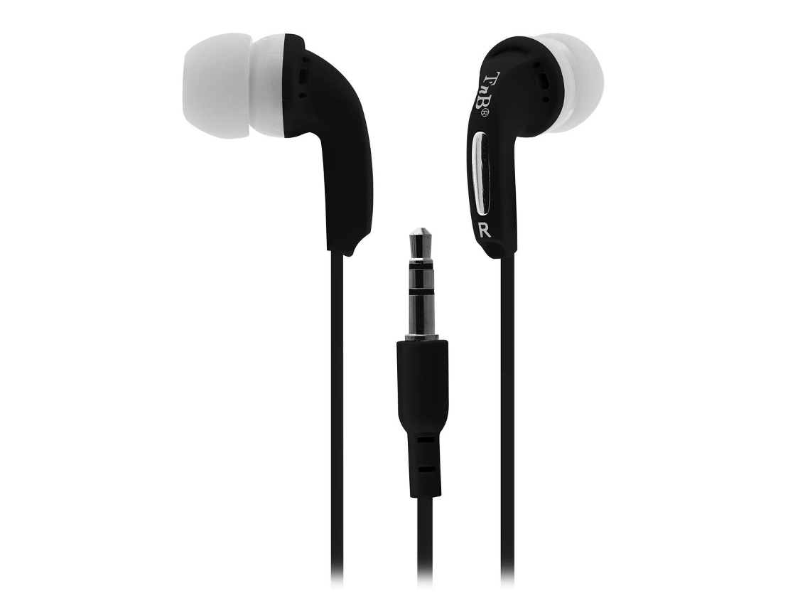 Auriculares TNB FIZZ (Preto - Jack 3.5 mm)
