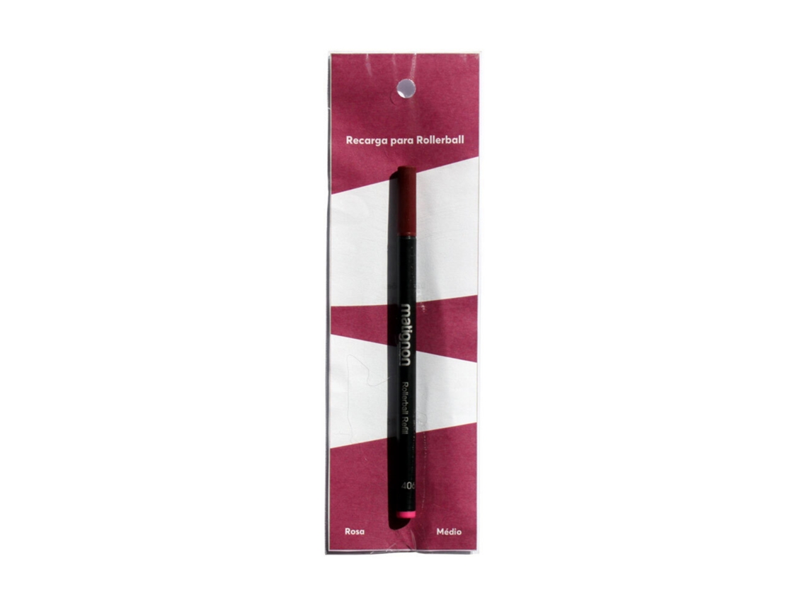 Recarga De Esferográfica Compatível Com Rollerball,traço Fino Tinta Rosa