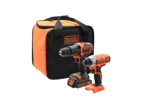 Conjunto Chave de Fenda 18v 1x1.5ah Bolsa Blackdecker