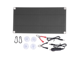 Painel Solar Monocristalino Flexível 10w 18v Para Casa