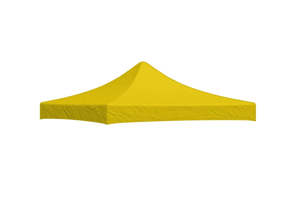 Vidaxl Teto Para Tenda De Festas 3x3 M 270 G/m² Amarelo