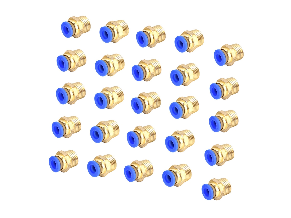 Conector Macho Rápido Neumático 25pcs G1/4