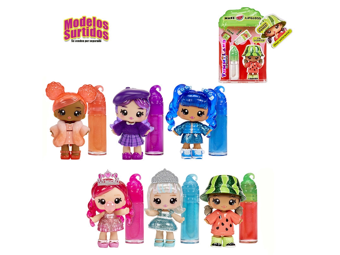 Yummiland Lip Gloss com Boneca MGA (Idade Mínima: 4 anos)