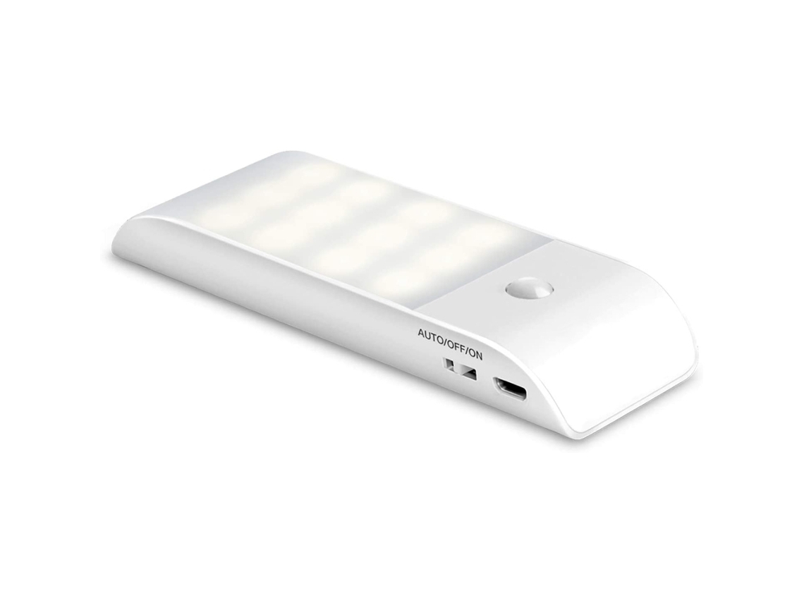 Luz Noturna Branca Com 12 Leds*