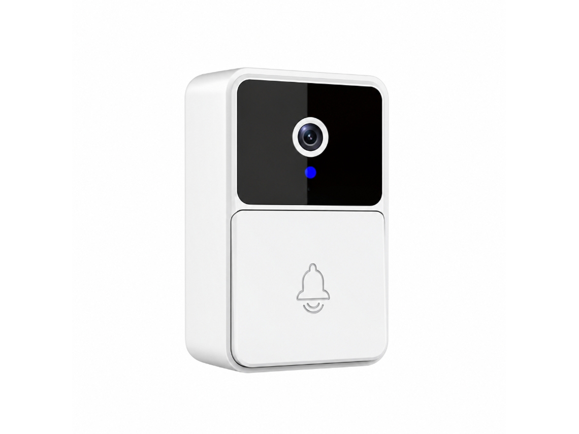Campainha Inteligente Wi-fi Com Câmara E Áudio Bidirecional - Branco