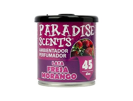 Ambientador Para Automóveis Paradise Scents Morango (100 gr)