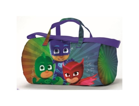 Bolsa De Viagem Unissexo Pj Masks Esportiva Azul (x24 Cm)
