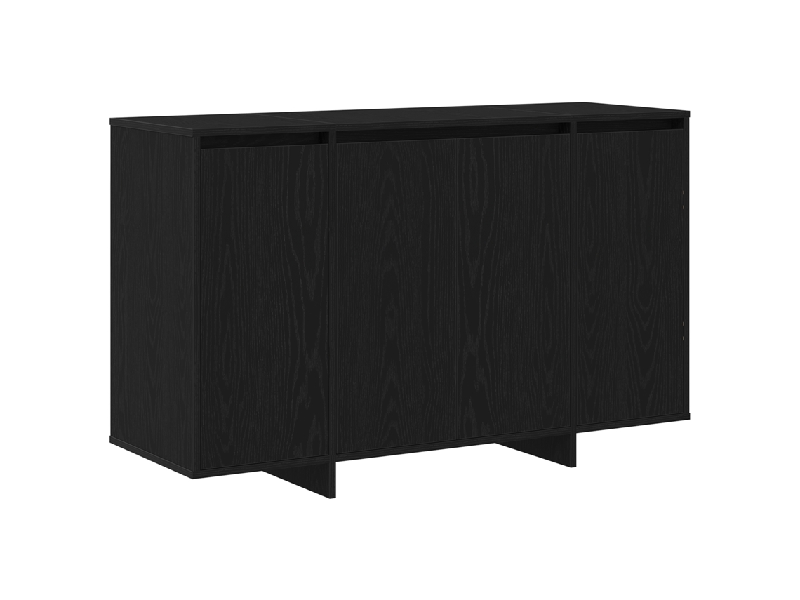 Conjunto 1 Buffet Vidaxl Preto Derivados De Madeira (120 X 41 X 75 Cm)
