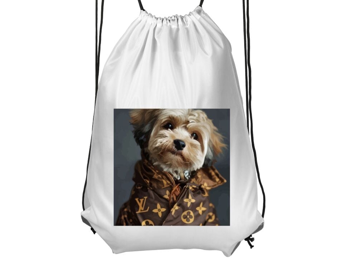 Mochila de Ginástica Infantil Branca BRILVIBERA