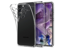 Capa para Samsung Galaxy S23+ SPIGEN Pele Sintética Transparente