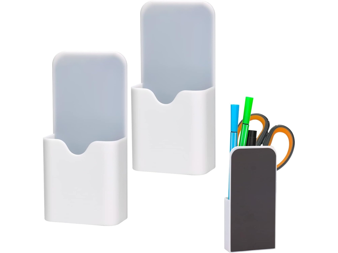 Conjunto de 2 Porta, Canetas Magnéticos, Porta, Marcadores Magnético, Caneta BRILVIBERA