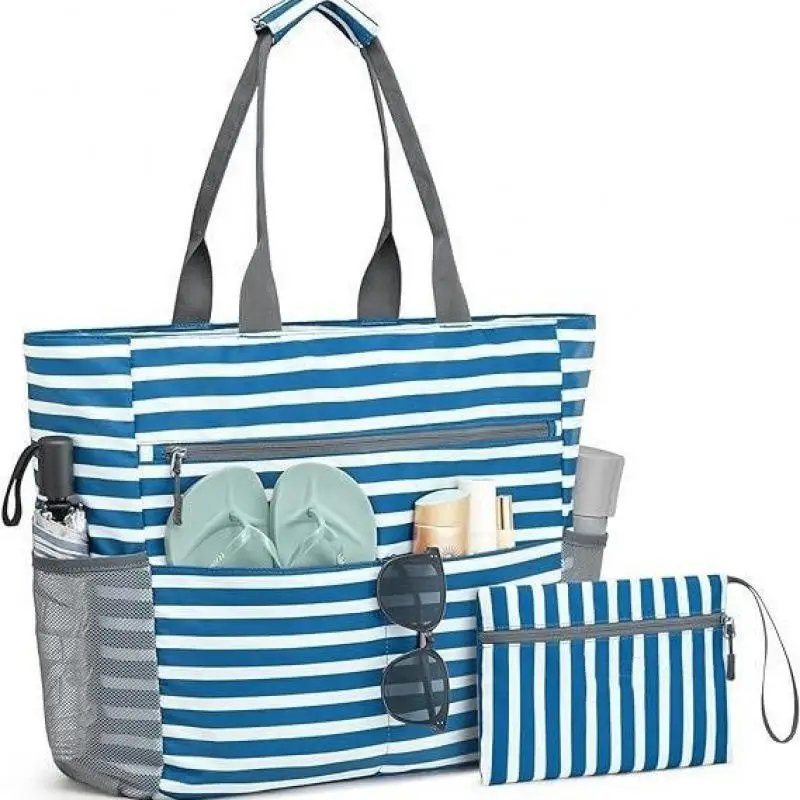 Bolsa de Praia AQUAFORGE impermeável, dobrável, grande capacidade
