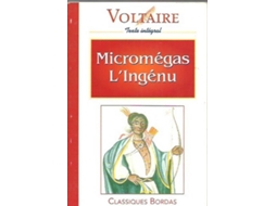 Livro Micromégas Lingénu de Voltaire (Francês)