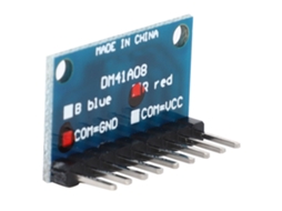Kit de LED vermelho/azul de 4 módulos para placas de ensaio, microcontroladores, braços e impressoras 3D (3 x 24 V)