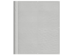 vidaXL Tela de varanda 120x500 cm 100% poliéster oxford cinzento-claro