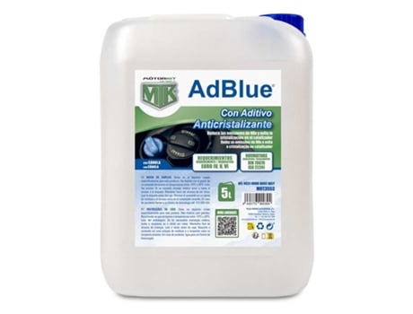Aditivo Adblue Anti Cristais 5 Litros C/tubo Motorkit