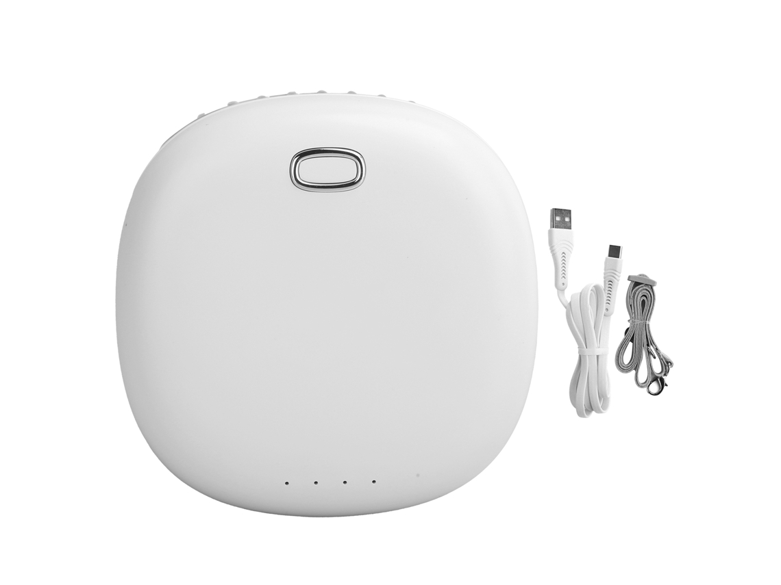 Ventilador Portátil de Pescoço e Cintura Usb Recarregável de Mão para Casa e Escritório