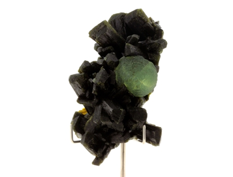 Prehnite Epidote Stilbite de Mali Diamonkara Aldeia Bendougou Pedra Natural com Inclusões Verdes e Brancas 380 5 Ct Certificado TRENDYFLAIR