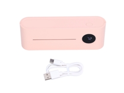 Suporte de Escova Elétrico Uv Sem Furo com Secagem Rosa