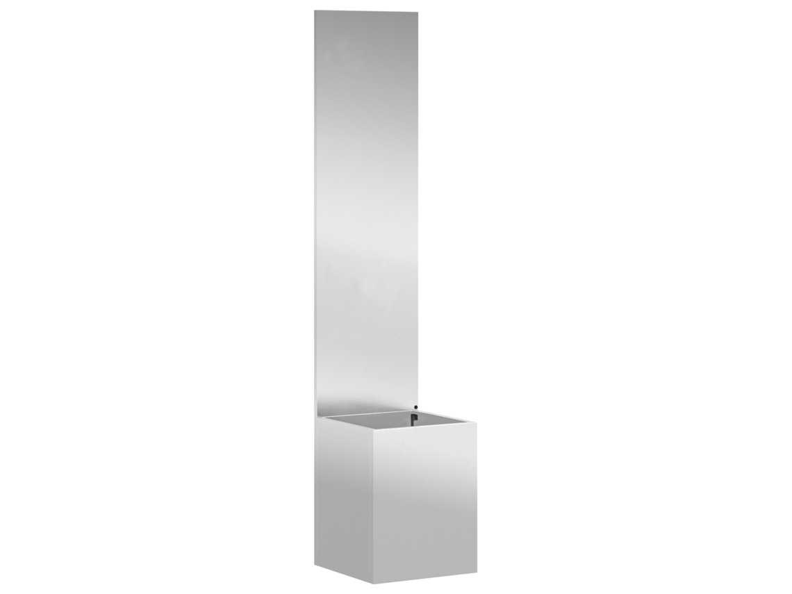Conjunto 1 Tela De Jardim Vidaxl Prateado Aço (32 X 32 X 150 Cm)