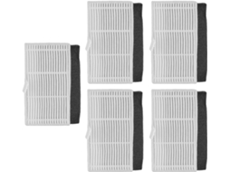 Kit Com 5 Filtros Laváveis Para Aspirador Robô S5 Plus, 2299 Home,