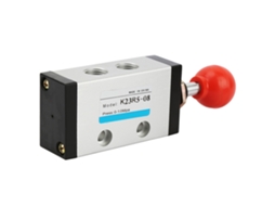 Laxiscreed Válvula Pneumática Manual 2 Posições E 3 Vias Para Controle Simples