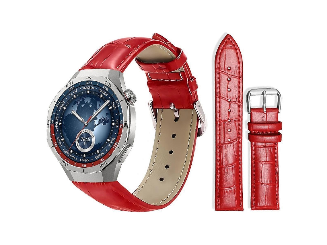 Pulseira De Couro Com Fivela De Pino E Textura De Bambu Xdfind