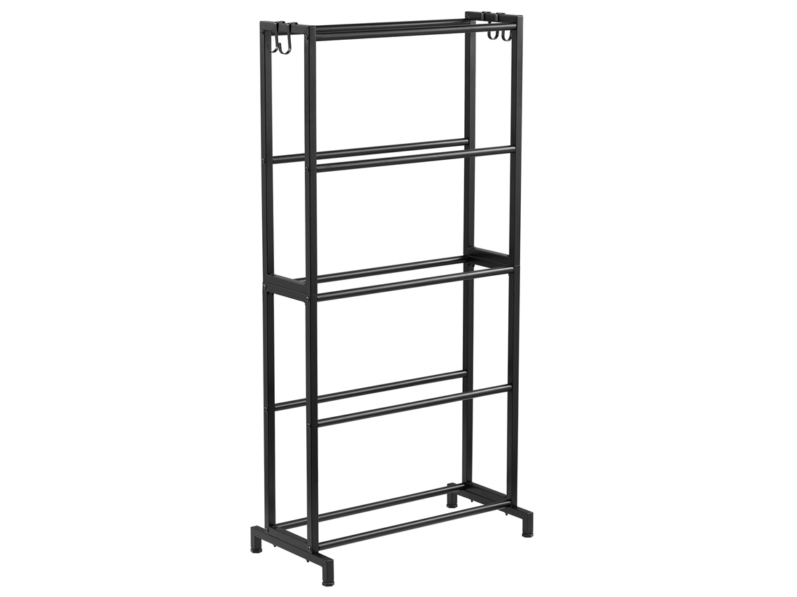 Prateleira de Armazenamento Filamentos 5 Níveis para Impressão 3d, Suporte Metal Carretéis Filamento 635 X 320 1300 Mm, Fixa Estúdios, Oficinas,