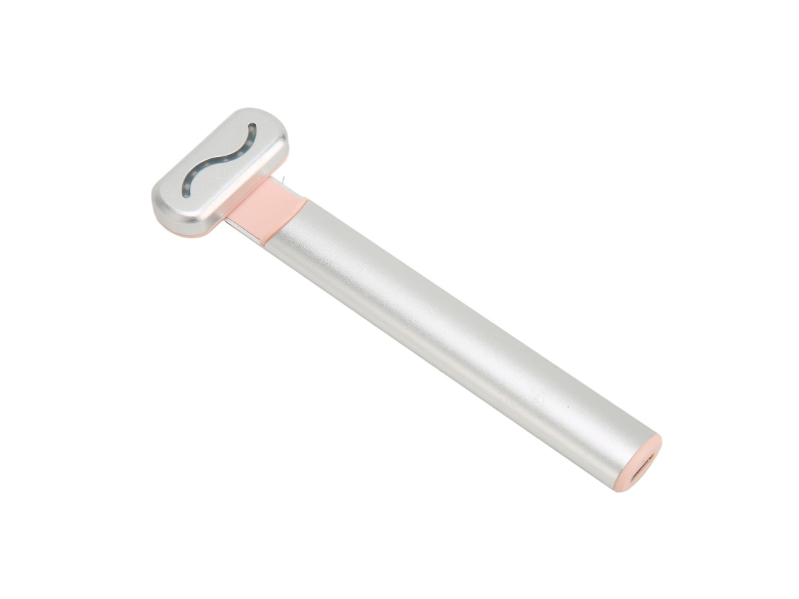 Massageador ocular elétrico com compressas rápidas, microcorrente e LED vermelho para aliviar a fadiga e as olheiras.