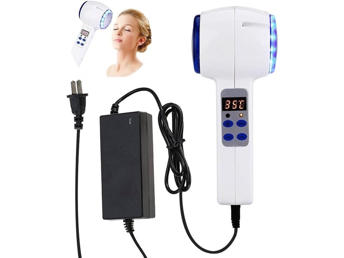 Instrumento Massagem Martelo Cabeças Duplas Quentes E Frias Spa Facial Antirrugas Para Pele Apertando Levantamento E Redução Poros Bestvite