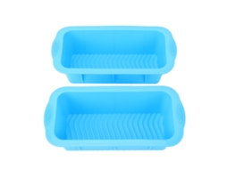 2 Moldes De Gelo Grande De Silicone Reutilizáveis Para Banho De Gelo Refrigerador Azul