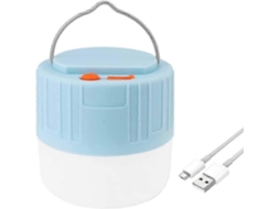 Lanterna De Acampamento, Led Ultra Brilhante De 60 W, À Prova Dágua Ipx6, Alça Portátil, Para Acampamento, Emergência, Caminhada Olysi Shop (azul)