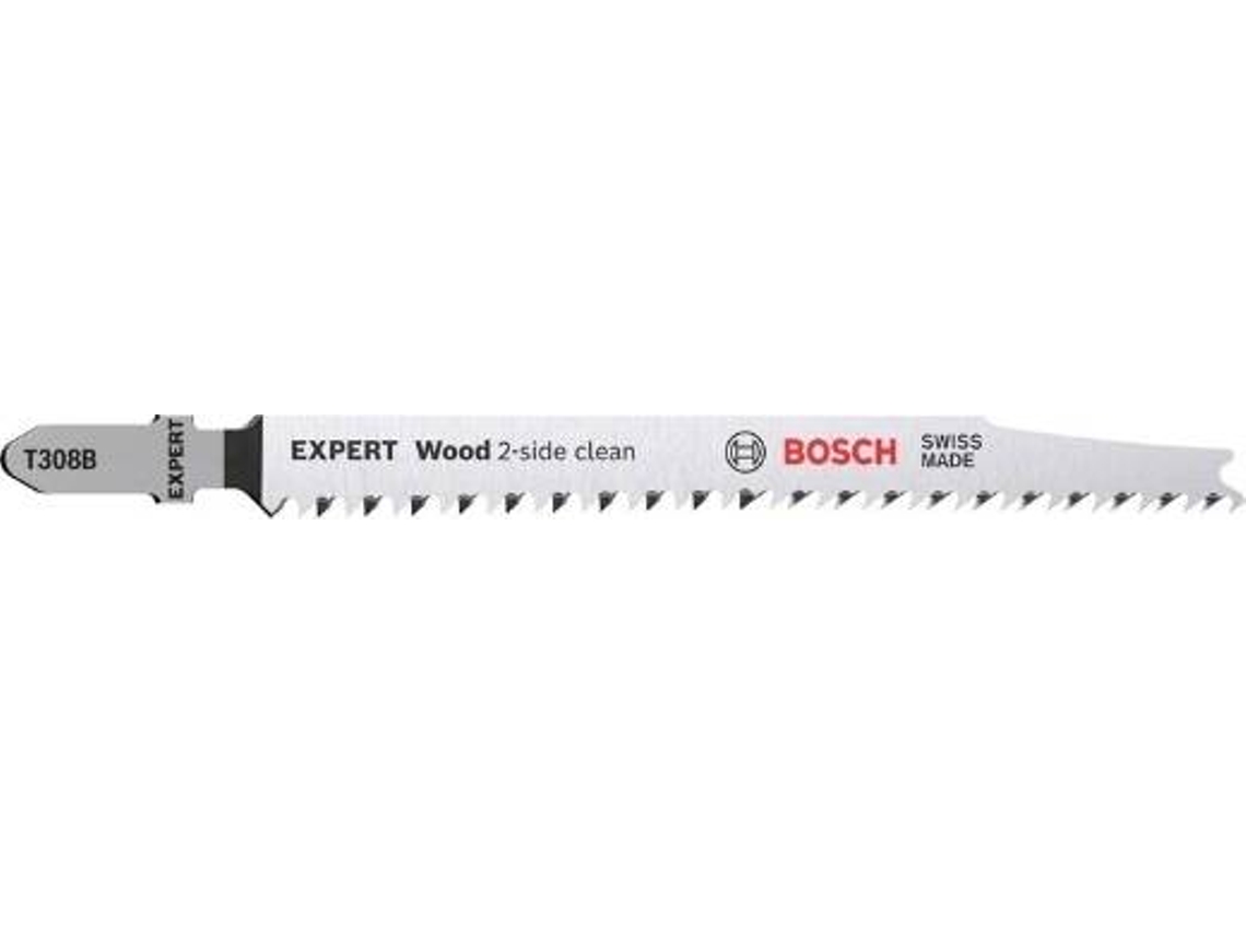 Lâmina de Serra Vertical BOSCH T 308 B Expert ‘Madeira 2-Side Clean’ - 25 Un para Serras Verticais